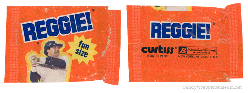 Reggie Bar FRIDGE MAGNET candy wrapper New York Yankees 